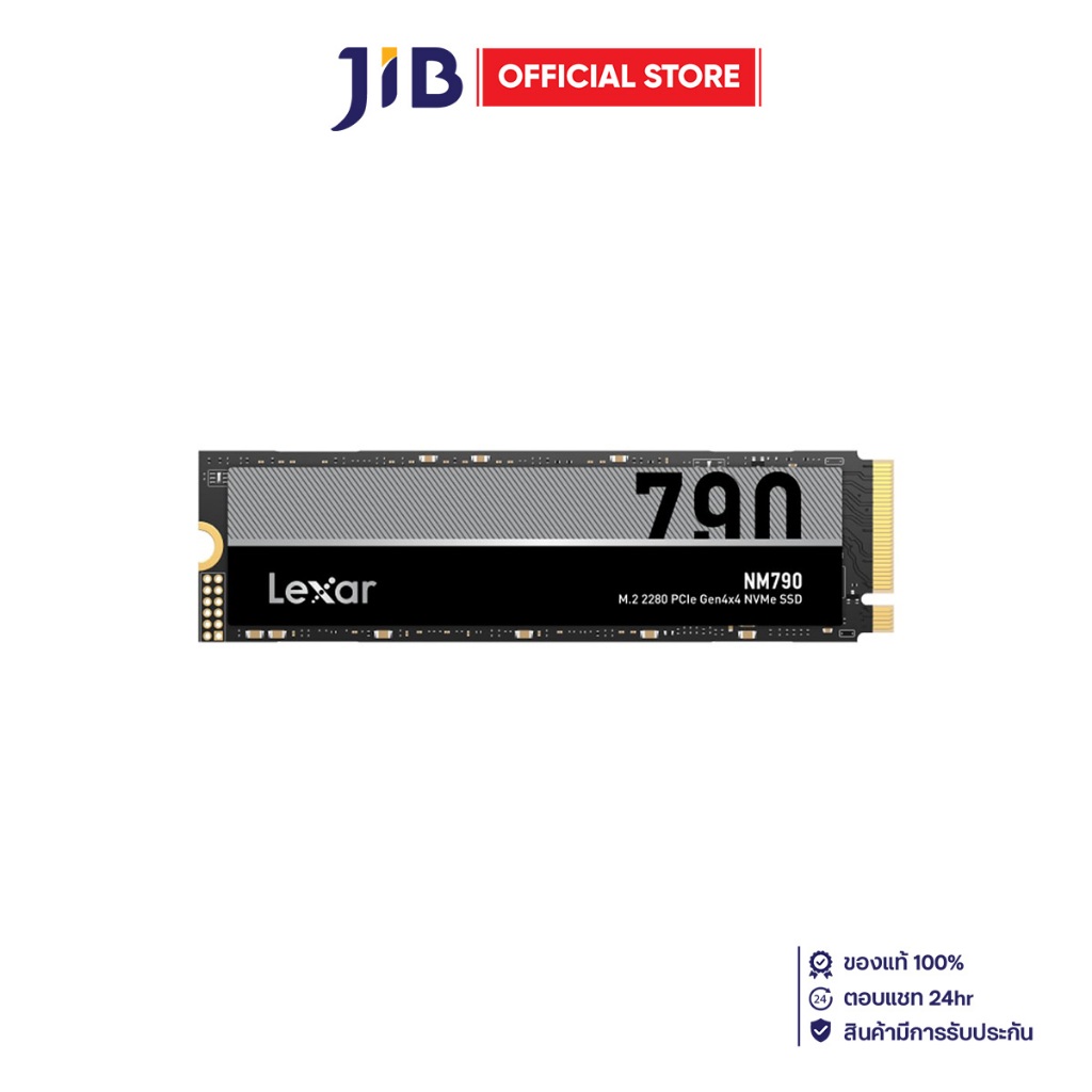 4 TB SSD (เอสเอสดี) LEXAR NM790 - PCIe 4x4 NVMe M.2 2280 (LNM790X004T-RNNNG)