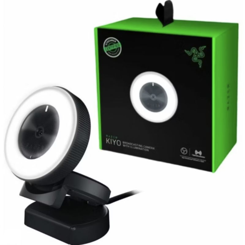 RAZER Kiyo-Desktop Camera for Streaming with Illumination