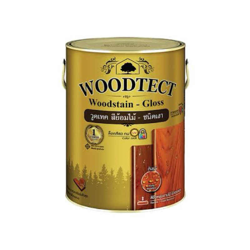 สีย้อมไม้ Woodtect ชนิดเงา
