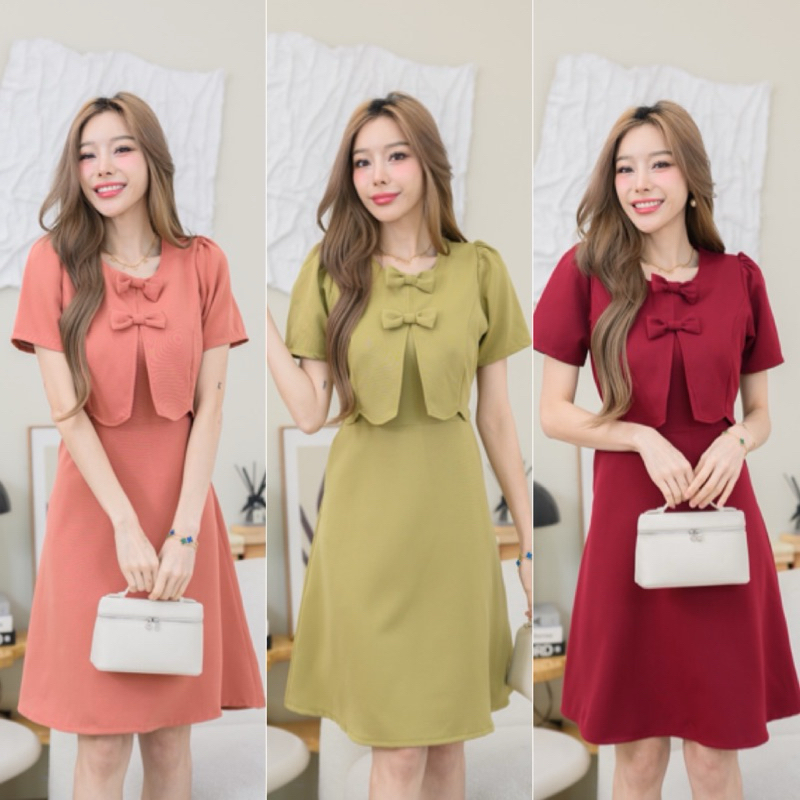 ชุดเดรส ชุดทำงาน ราคาถูก Nuchy