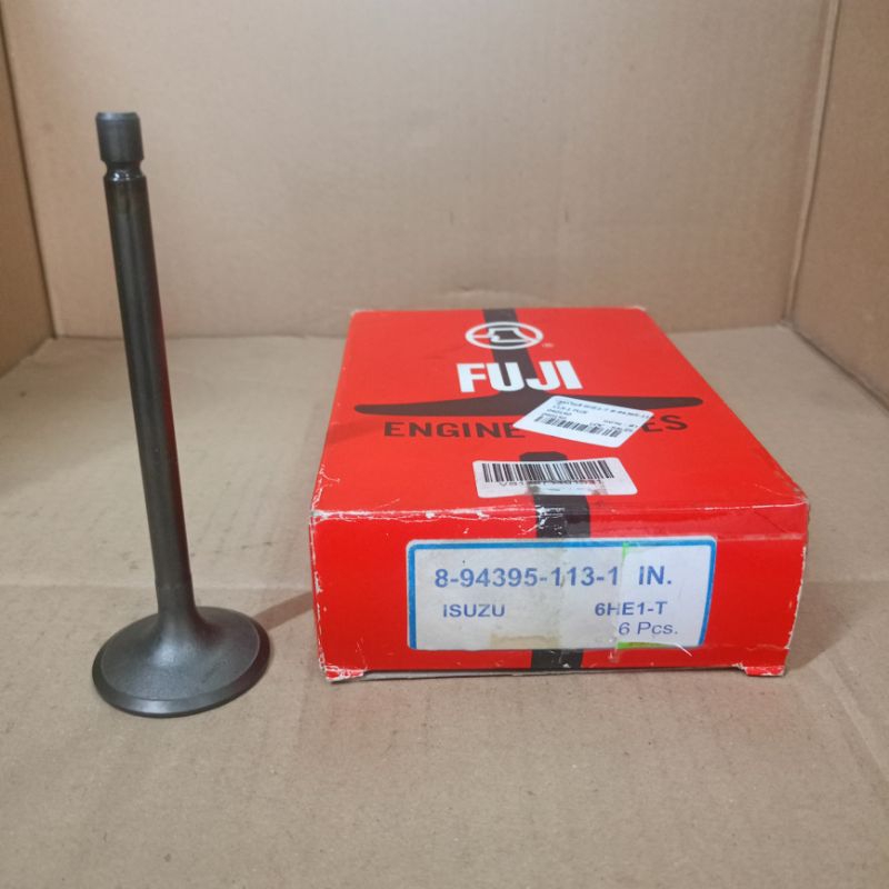 วาวล์ไอดี อีซูซุ ร็อกกี้ เทอโบ ISUZU 6HE1 TURBO FUJI 1กล่อง/6 ตัว