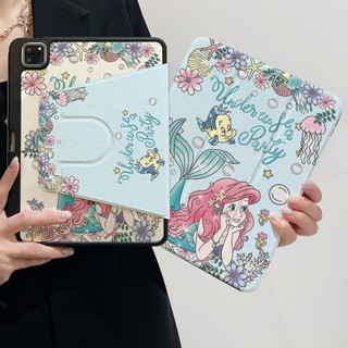 ✨พร้อมส่ง✨เคสiPadหมุน 360° เจ้าหญิง Gen12 Pro13 2024 Air6 11 Gen11 Air7 Mini7มหาสมุทร เคสไอพีดี Gen6