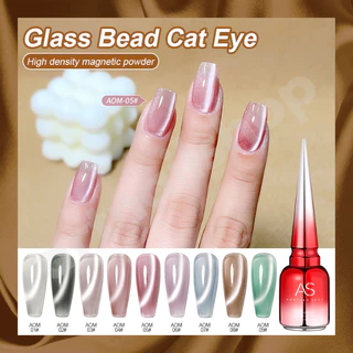 สีเจลAS 15ml. (Code:AOM) สีลูกแก้ว โทนสีผู้ดี สวยๆ ติดแกลม ฉ่ำๆ สีทาเล็บ คุณภาพดี AS