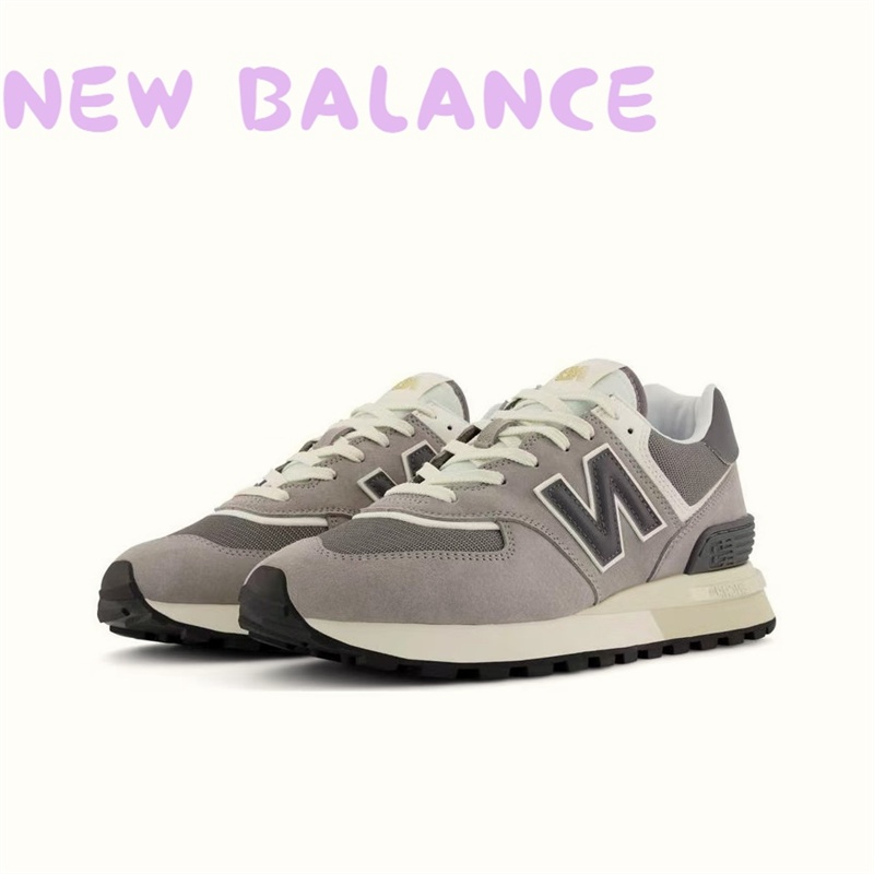 【100% แท้ นิวบาลานซ์】new balance u574 รองเท้าผ้าใบหนังนิ่มสบาย ๆ สำหรับคู่รัก purple U574LGBB