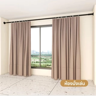 🔥สแตนเลส304🔥28 มม.ราวผ้าม่านไม่ต้องเจาะ 40-500cm ตากผ้า แขวนผ้า แขวนผ้าม่าน ติดในห้องน้ำ ไม่ต้องเจาะผนัง