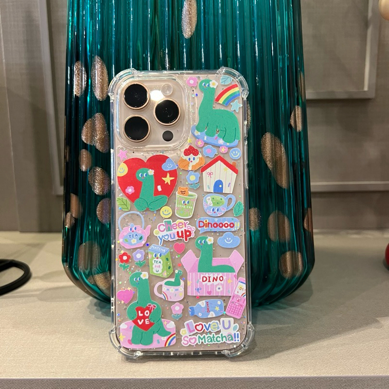🫶🏻New💕ลายใหม่ เคสน้องแมวแสนซน __ ไดโน So cute I LUV U 💗✨🎀 (แถมGriptoxกาววงกลม)