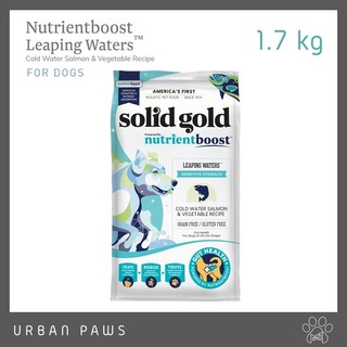 อาหารสุนัข Solid Gold - Nutrient boost Leaping Waters สูตรปลาแซลมอนและผัก ขนาด 1.7 kg.