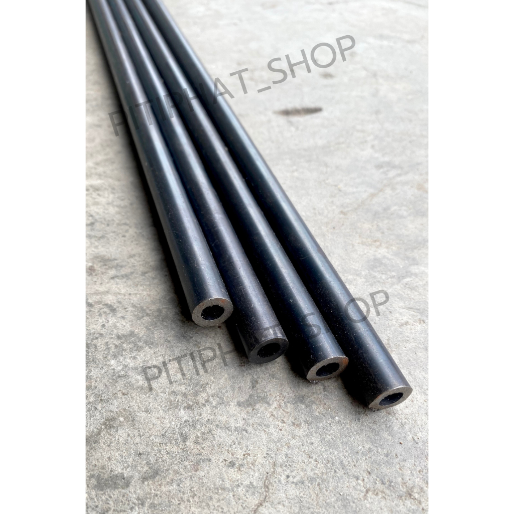 เหล็กลำกล้องประดิษฐ์ เหล็กแข็งแรงไม่ขดงอ [รูลำกล้อง 8 มม. ความยาว 120 ซม.]