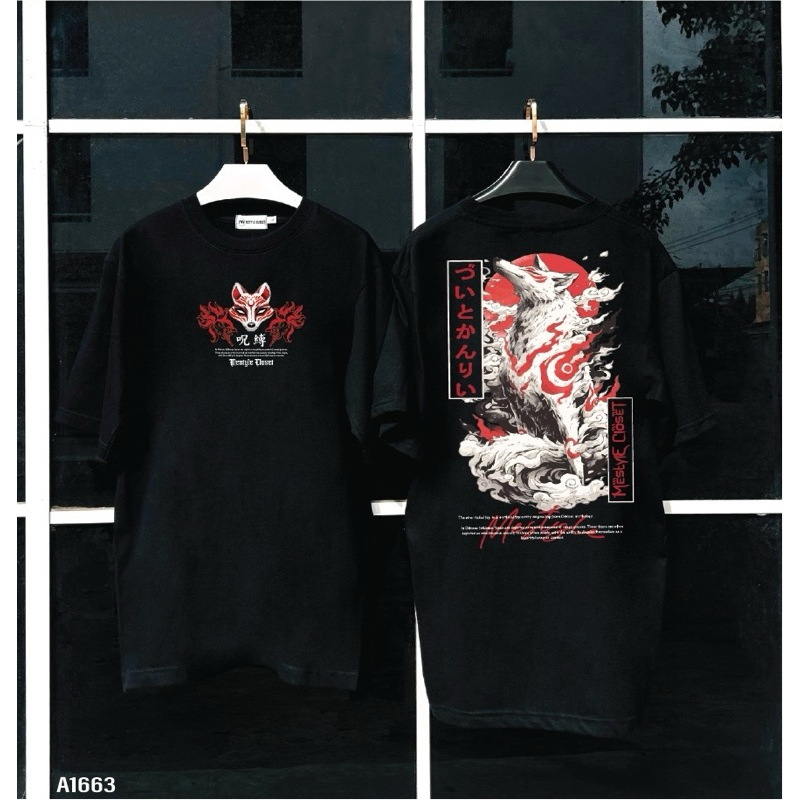 เสื้อCotton100% สกรีน หน้า-หลังแบบดิจิตอล เนื้อผ้าหนานุ่ม A1663-แขนสั้น