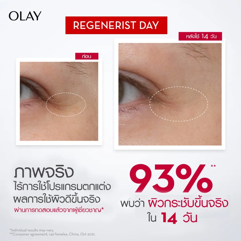 [คู่] OLAY Regenerist Micro Sculpting Day Cream + Night Cream ครีมลดเลือนริ้วรอย สกินแคร์ niacinamide thumbnail 6