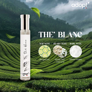 [แถมฟรี กลิ่น Pomelo 1 ขวด]🌾The' Blanc🌱เต บลองค์ (หอมสะอาด กลิ่นชาขาว) Adopt parfums น้ำหอมพรีเมียมจากฝรั่งเศส