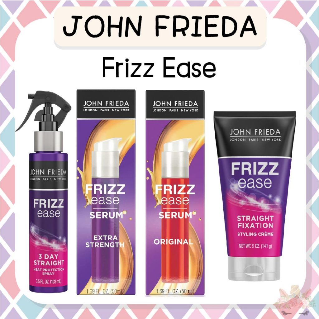*พร้อมส่ง/ของแท้‼️* John Frieda Frizz Ease Extra Strength Hair Serum/ Heat Protection Spray/ Straigh