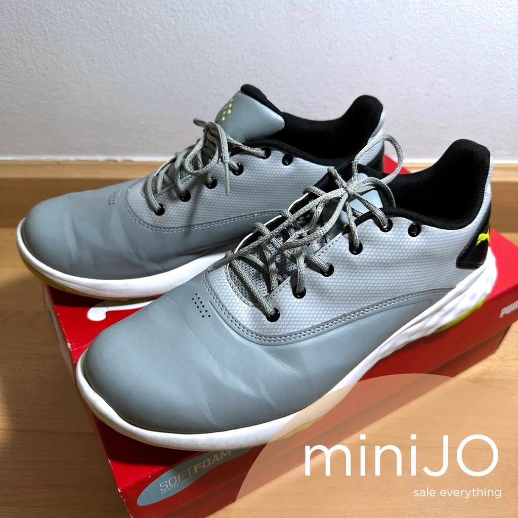 รองเท้าผู้ชาย Puma Grip Fusion Quarry-Acid Lime-Black (มือสอง พร้อมกล่อง)