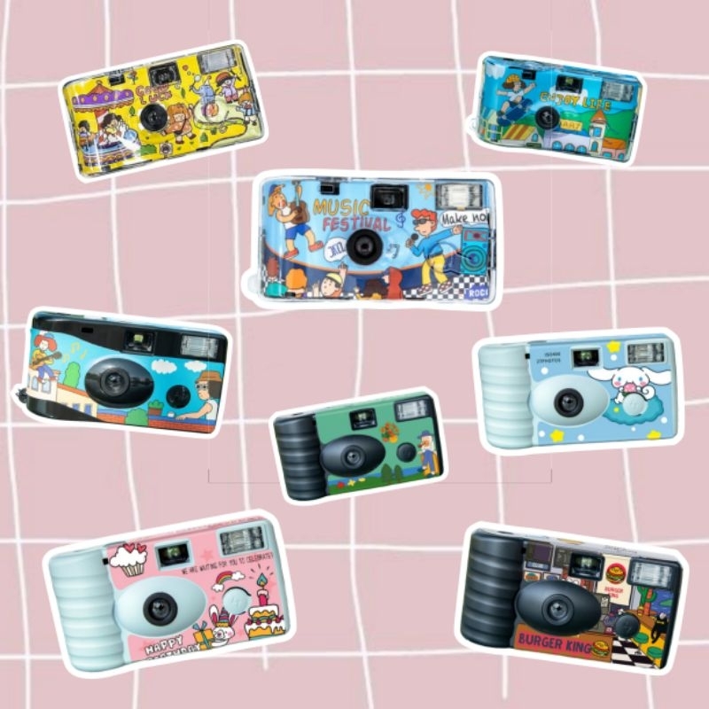 📸 กล้องฟิล์ม ใช้แล้วทิ้ง 🩷 Disposable film camera 📸 กล้องน่ารักๆ🤍