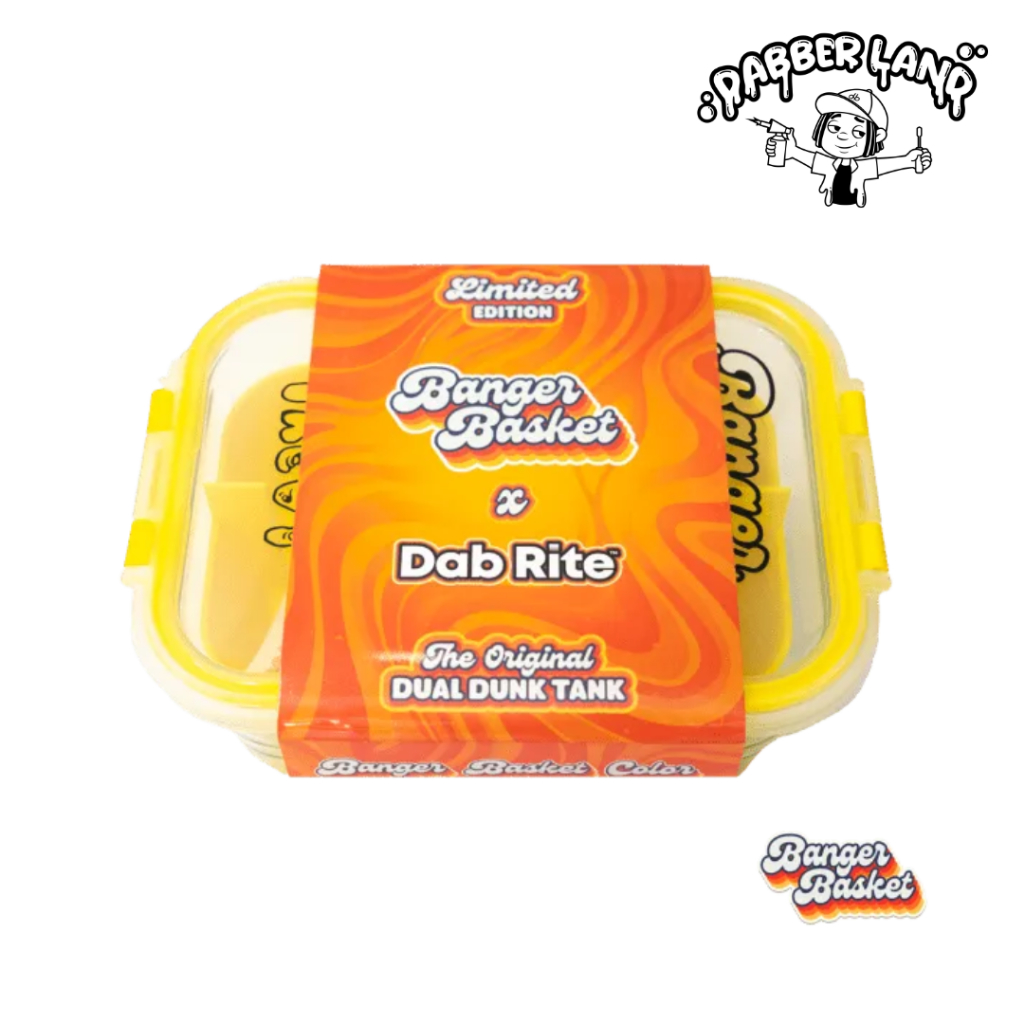 Dab Rite x Trevy Metal Banger Basket Dunk Station – Logos สำหรับวางผลิตภัณฑ์ Quartz Banger ทำความสะอ