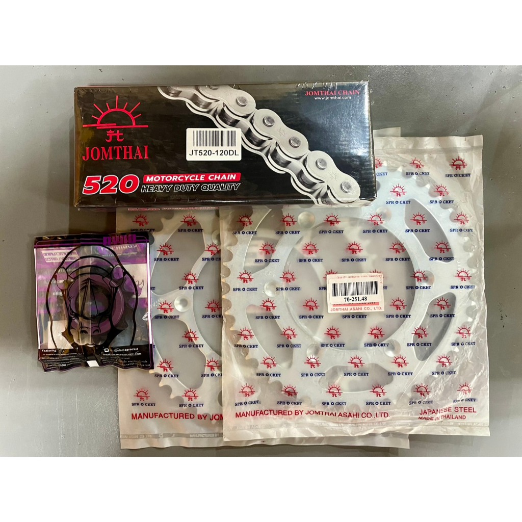 ชุดโซ่-สเตอร์ Yamaha YZ250 T,V,W,X,Y,Z,A1,B1,D2,E2,F2,G2,H2,J2,K2 (1P8,1SS)ปี2005 to 2025