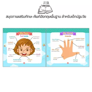 หนังสือ สมุดภาพเสริมทักษะ ศัพท์อังกฤษพื้นฐาน สำหรับเด็กปฐมวัย : หนังสือภาพสำหรับเด็ก คำศัพท์ภาษาอังกฤษ