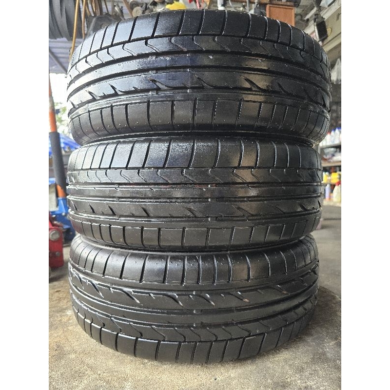 ยาง mirage ขอบ15 เบอร์ 175 55 15 Bridgestone potenza สภาพสวย