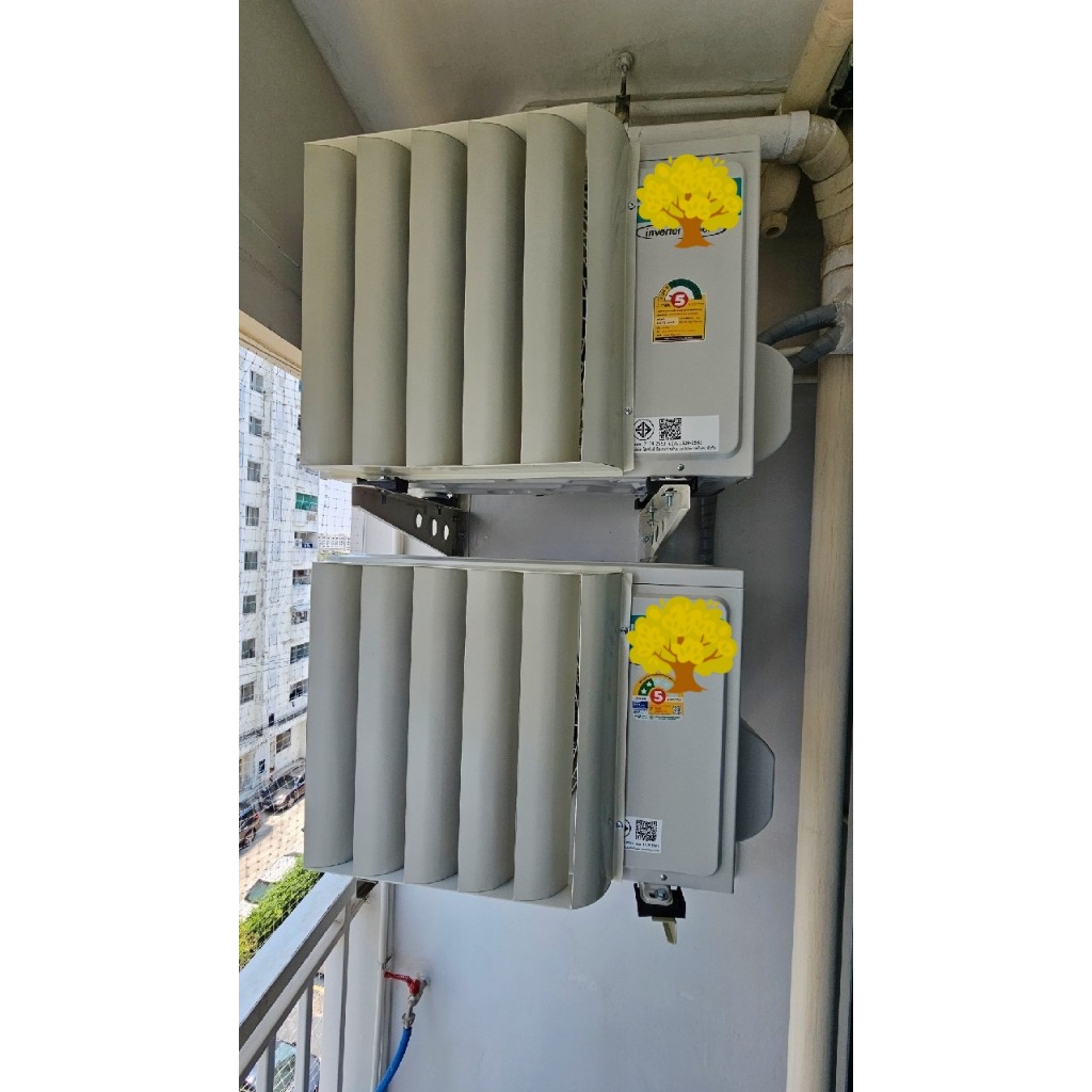 กริลแอร์แผ่นปรับทิศทางลม  แอร์บ้าน คอนโด ขนาดวัดขอบใน.50x50.cm - รูปที่ 5