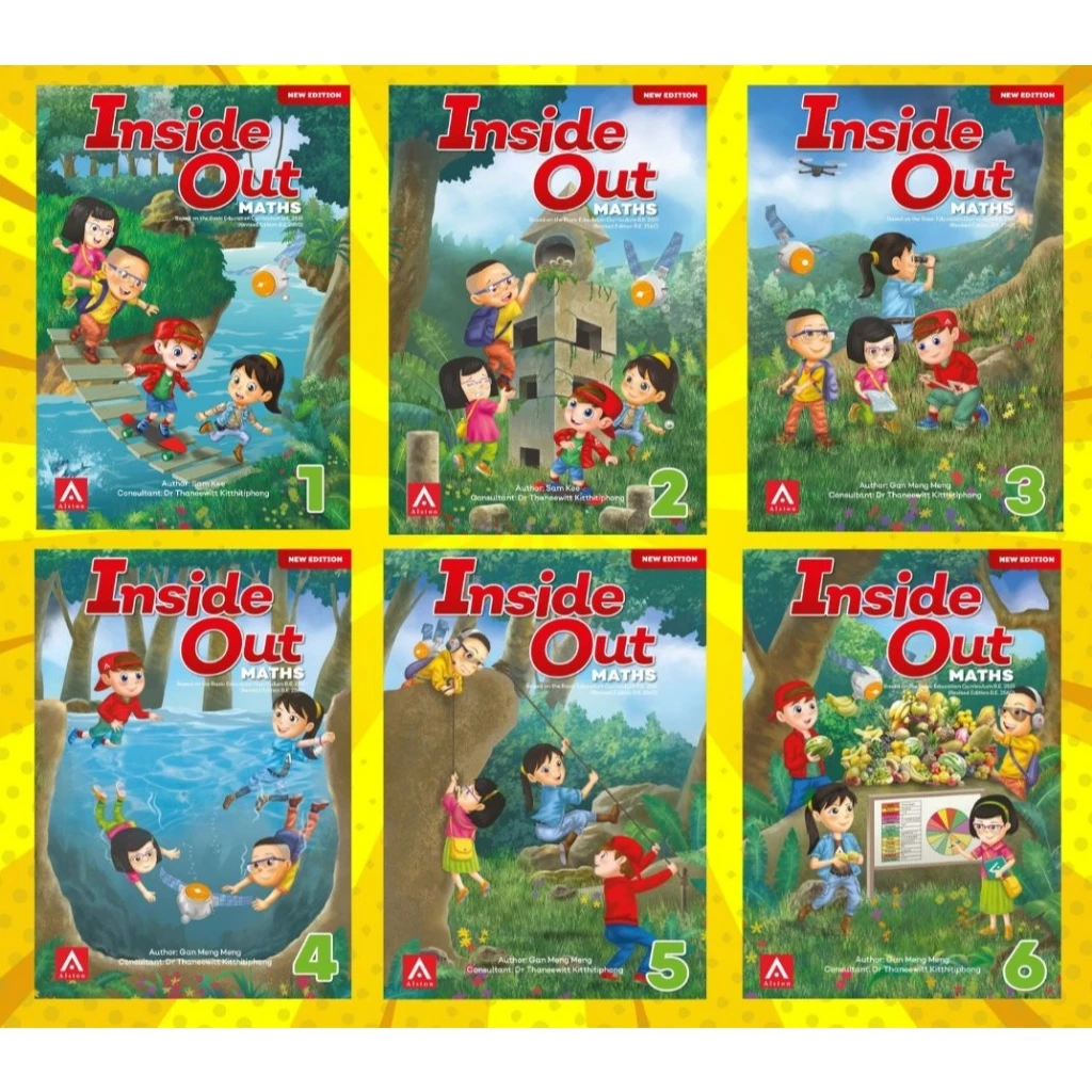 Taladboran(ป1-ป6) แบบเรียนนำเข้า Inside Out MATHS (New Edition)