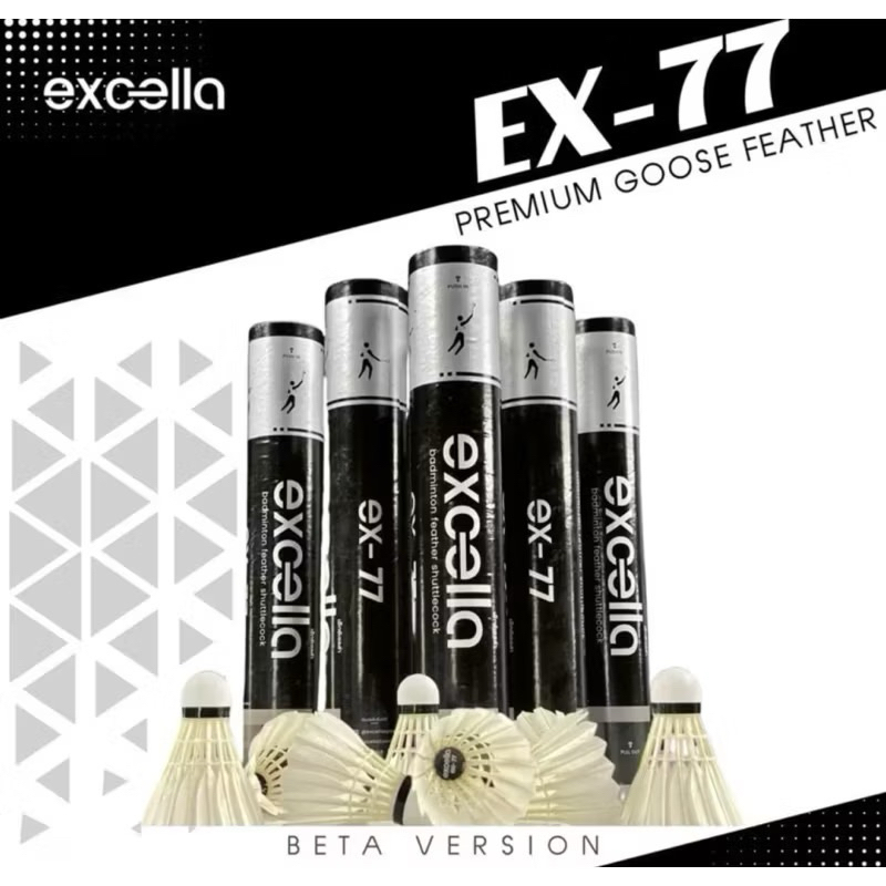ลูกแบด excella ex-77 (พร้อมส่งทั้งspeed75และ76)