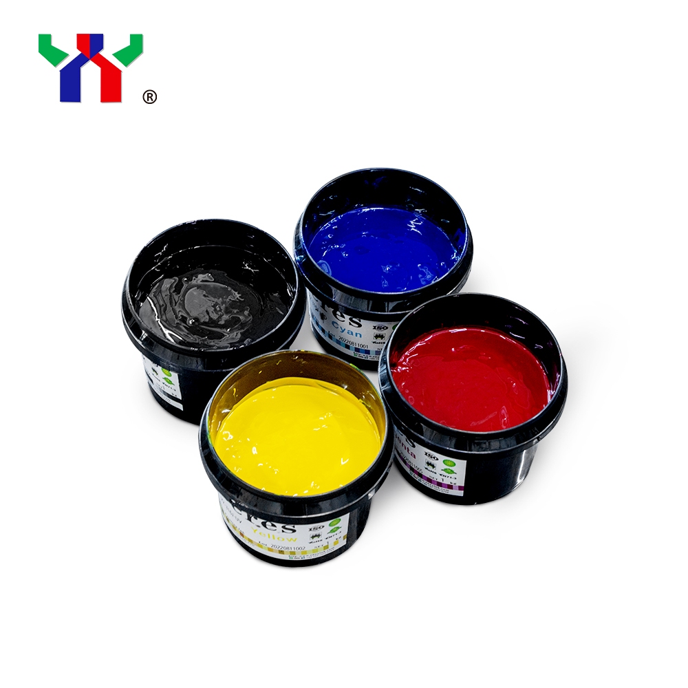 หมึกพิมพ์ออฟเซ็ท (LED) สีดำ Ceres YY-316 LED offset Ink