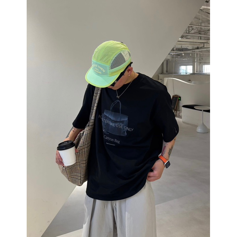 canyon bag oversize tshirt เสื้อยืดแขนสั้นทรงโอเวอร์ไซส์