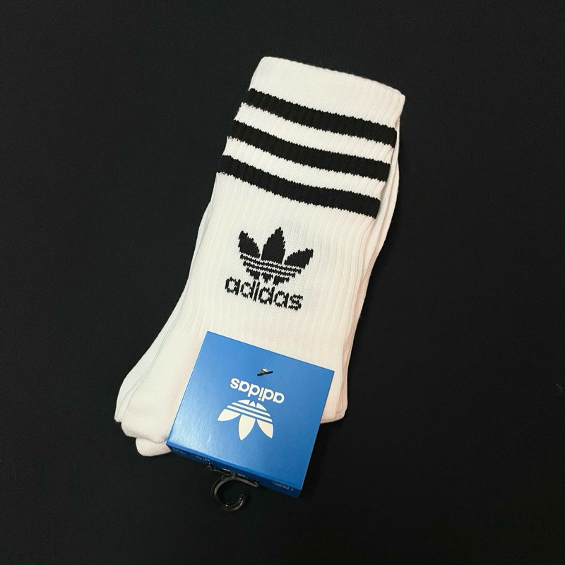 พร้อมส่ง‼️ ถุงเท้า Adidas Originals Mid Cut Crew Socks ยาวครึ่งแข้ง