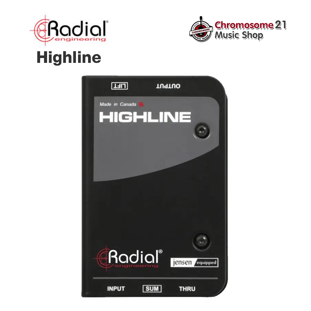 D.I Box ไดเร็กบ็อกซ์ Radial Highline