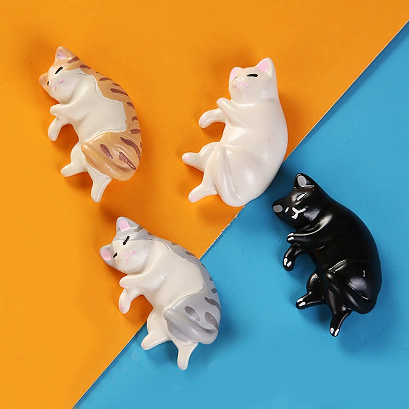 j220เรซิ่นแมวน่ารักใหม่ DIY เซ็ตละ 2 ตัว