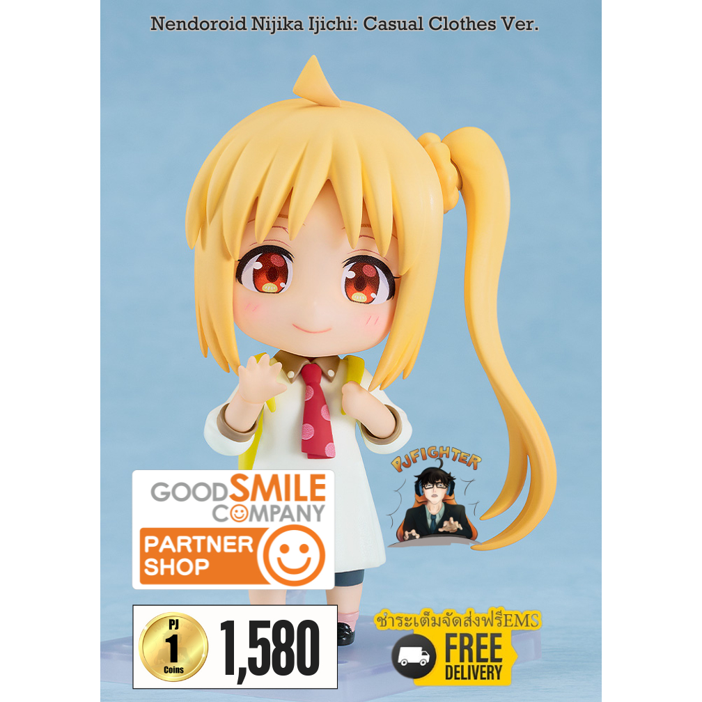 รอ 1-3 เดือน Nendoroid Nijika Ijichi: Casual Clothes Ver. + ส่งทันทีกรอบรูปสะสมลาย Nijika Ijichi