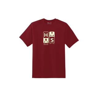 haas รุ่นใหม่ เสื้อยืดคอกลม Unisex ชาย หญิง ไม่ยืด ไม่ย้วย SBSK2745