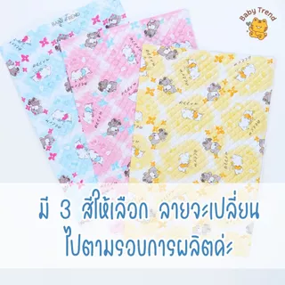 Rainny ผ้ายางรองกันฉี่ “รุ่นผ้ายางญี่ปุ่น” เป็นพลาสติกทั้ง 2 ด้าน สำหรับเด็ก 0-18 เดือน (1 ผืน) | Babytrend
