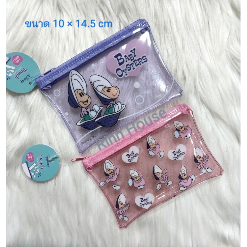 (ไลฟ์ ลด50%) ของแท้จากญี่ปุ่น🇯🇵 กระเป๋าซิป ใส่บัตร ใส่แบงค์พับครึ่ง Baby Oysters
