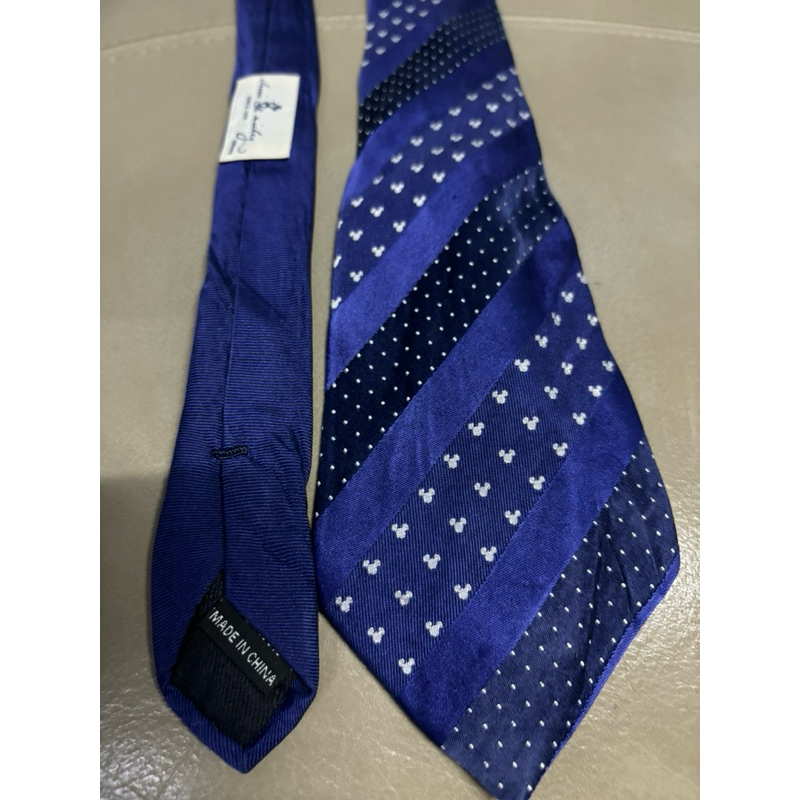 🇯🇵เนคไทผ้าไหม silk100% Mickey mouse ลิขสิทธิ์แท้