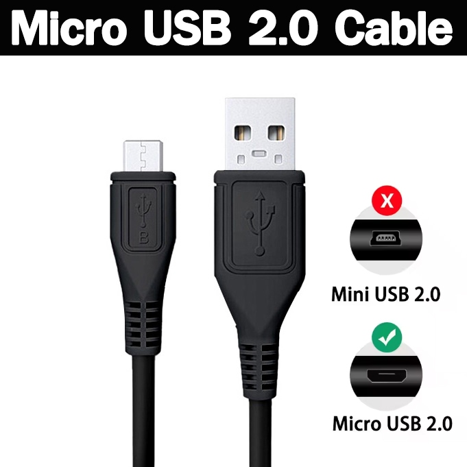 สาย Micro USB 2.0 Cable USB 2.0 Type A Male to Micro B Male MP3/MP4 Players, Digital Camcorders,Cameras,WEB Cameras,GPS