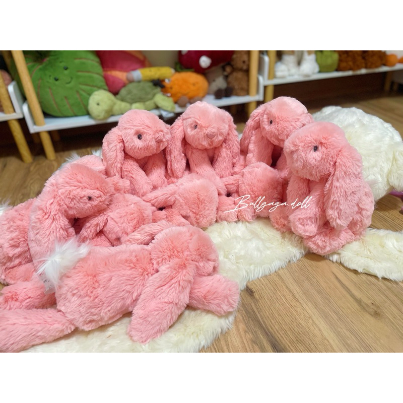 Jellycat smudge apricot rabbit M - ตุ๊กตาเจลลี่แคท