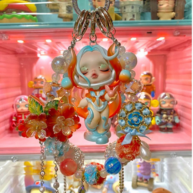 พวงกุญแจ Art toy แท้ #Skullpanda #พวงกุญแจ #แฟชั่น #POPMART #ARTTOY #Hirono