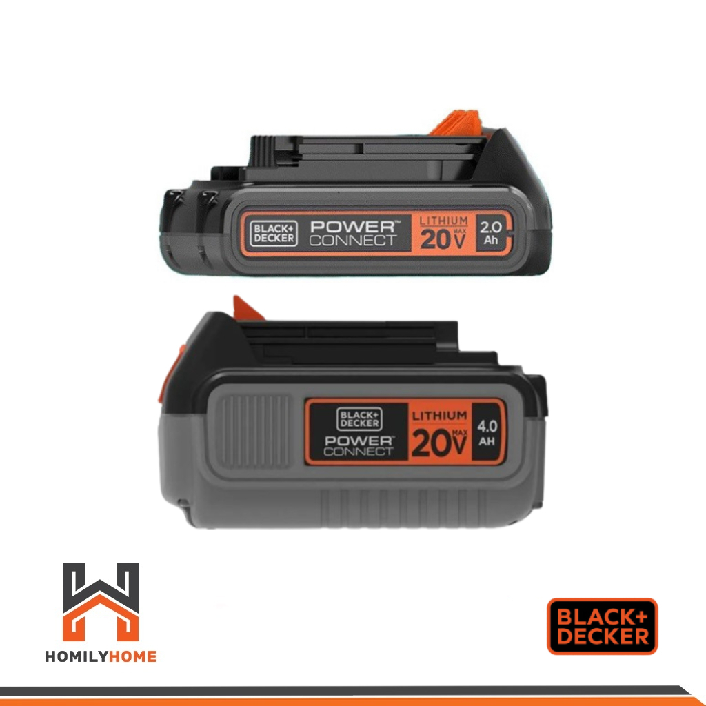 BLACK&DECKER แบตเตอรี่ 18V (20V max) 4.0 AH รุ่น BL4018-B1 20V 2.0Ah รุ่น BL2018-KR
