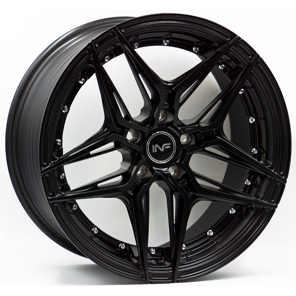 ล้อแม็กซ์ NF Race Ajc16 สีดำด้าน 8.5-18นิ้ว 5รู114 ET35 [21878]