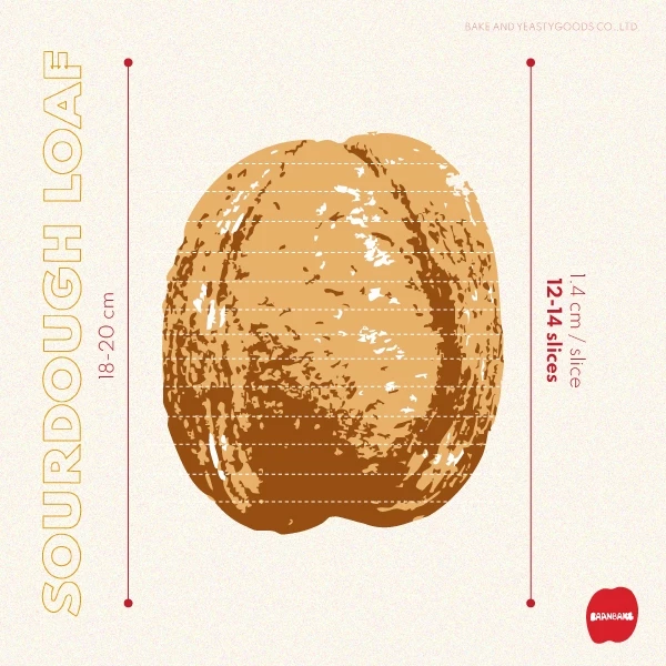 Original Sourdough 750g. (ขนมปังเปลือกแข็งซาวโดว์ยีสต์ธรรมชาติ) มีราคาขายส่ง thumbnail 3