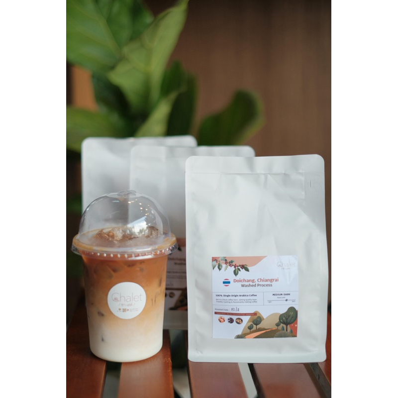 เมล็ดกาแฟดอยช้าง เชียงราย คั่วกลาง-เข้ม จากเจ้าของสวน คั่วใหม่สดทุกถุง หอม กลมกล่อมอร่อย Doichang Coffee bean