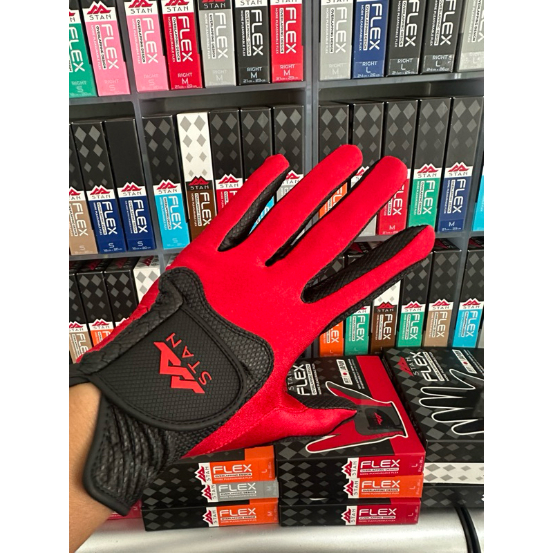 ถุงมือกอล์ฟ STAN รุ่น FLEX  DIAMOND  ทนกว่าเดิม รุ่นใหม่ราคาพิเศษ ทน หนึบ ซักทำความสะอาดได้