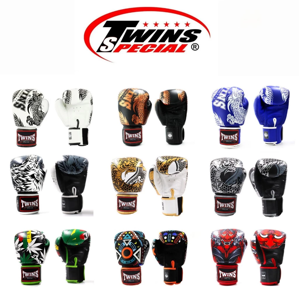 New นวมทวินส์หนังแท้ คอลเลคชั่นใหม่ นวมลายแฟนซี Twins Special Fancy Boxing Gloves FBGVL3 New collection