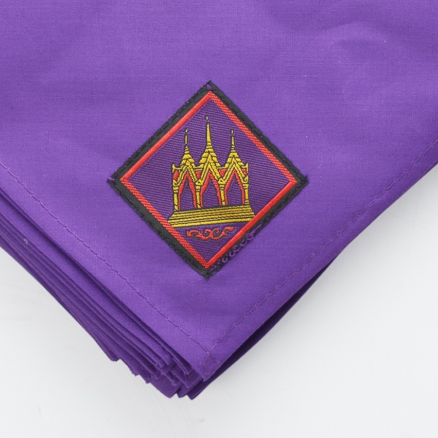 ผ้าพันคอลูกเสือสำหรับนักเรียน เขตภาคเหนือตอนล่าง – ผ้าฝ้ายผสม ถูกระเบียบ มาตรฐานลูกเสือไทย - รูปที่ 6