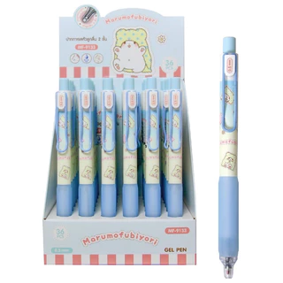 Oniso x Sanrio ปากกาเจล 9133 ลิขสิทธิ์แท้ สีน้ำเงิน 0.5 มม. หมึกกันน้ำ Kitty/Hapidanbui/Marumofubi
