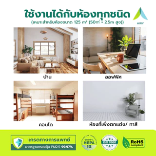 เครื่องฟอกอากาศ DIY ใช้แทนเครื่องฟอกอากาศMI พร้อมอแดปเตอร์ ปรับความเร็วลมได้ ไส้กรองอากาศ ไส้กรอง