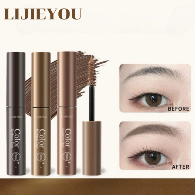 Lijieyou 4552 มาสคาร่าคิ้ว 3มิติ มาสคาร่าคิ้ว เจลปัดขนคิ้วตั้งฟู ปัดไรผมโทนน้ำตาล คิ้วเรียงเส้นสวย ติดทน กันเหงื่อกันน้ำ