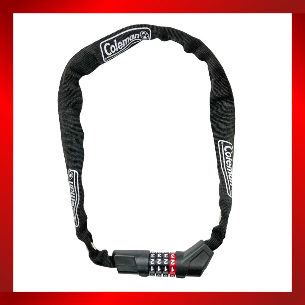 Coleman Bicycle Cycle Lock 4-Digit Dial