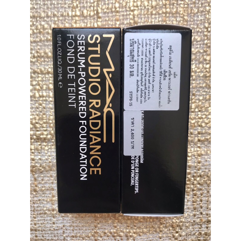 MAC Studio Radiance Serum-Powered Foundation #NC30 #NC35 ขนาด 30 ml. #ป้ายไทย